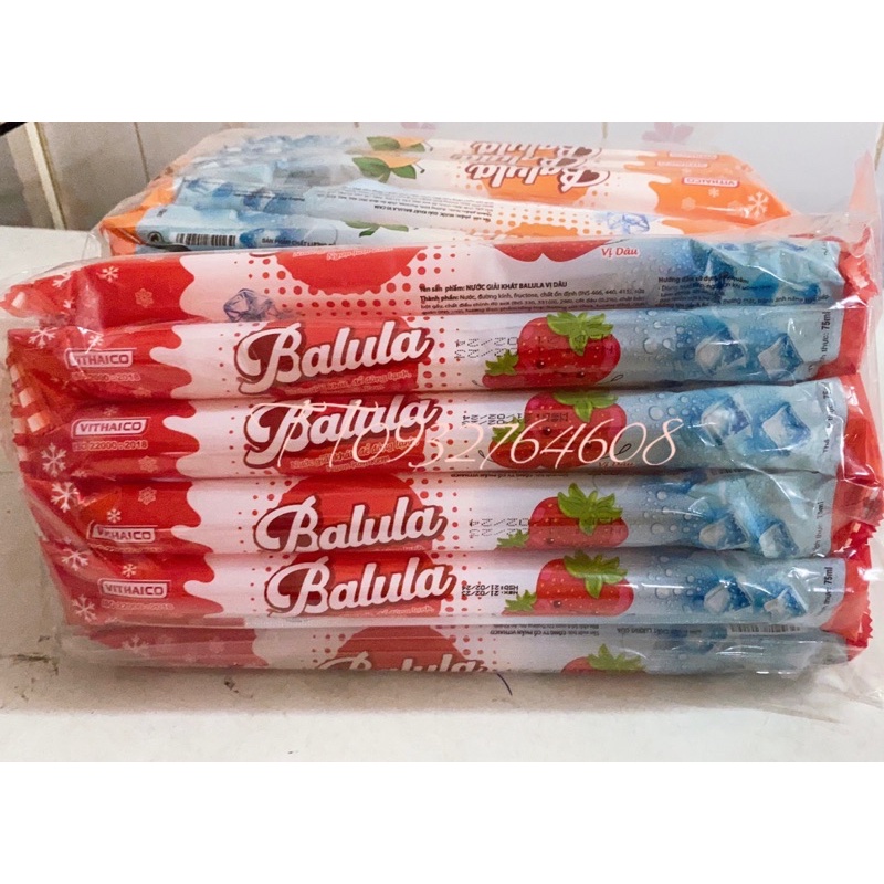 KEM ĐÁ - Kem bòn bon trái cây Balula Việt Thái 👉COMBO 20cây