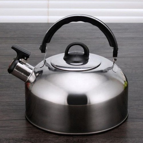 Ấm đun nước inox 3L có còi hú khi sôi tiện lợi cho gia đình