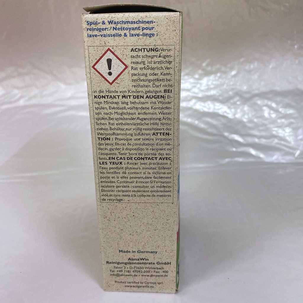 Bột vệ sinh Almawin sử dụng cho máy rửa bát, làm sạch cặn canxi bảo vệ máy, hàng chính hãng