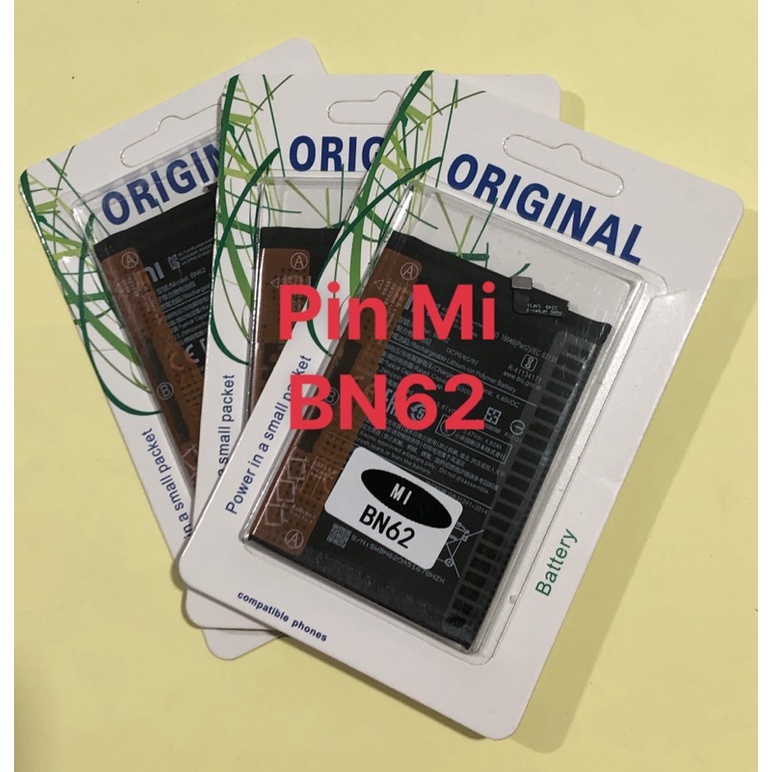 Pin thay thế điện thoại  Mi BN62 hàng chuẩn giá tốt