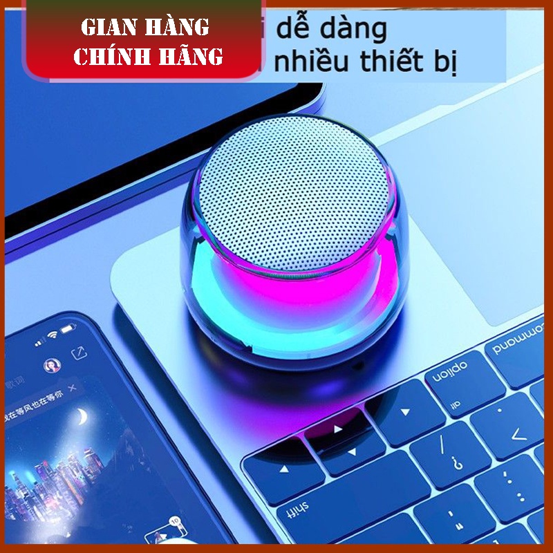 Loa Bluetooth mini không dây L39 - nháy đèn theo nhạc, âm bass mạnh có thẻ nhớ USB kết nối máy tính laptop | BigBuy360 - bigbuy360.vn