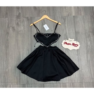 đầm xoè kết đá trái tim