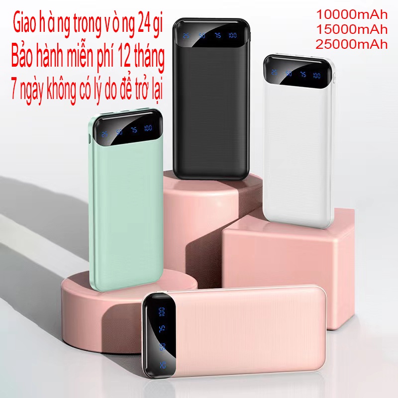 Sạc dự phòng tích hợp màn hình Led Dung Lượng 10000MAH-20000MAH sạc dự phòng