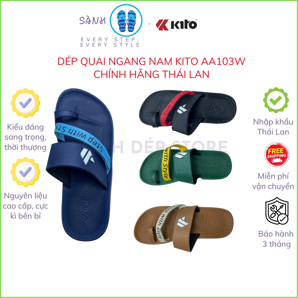 Dép nam xỏ ngón Thái Lan làm từ nhựa và cao su tổng hợp cao cấp, êm ái, phù hợp đi chơi, đi dạo biển,size 37 đến 44