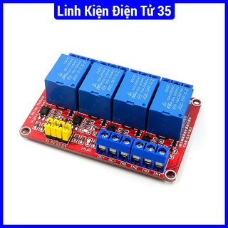 Module relay 5VDC 124 kênh high low-220V/10A
