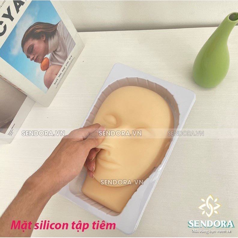 Đầu Manocanh silicon siêu mềm học tiêm filler, căng chỉ, Đầu canh silicon dẻo Hàng loại 1