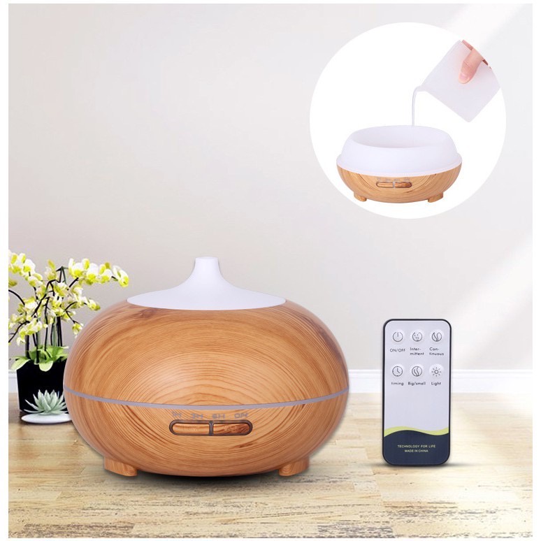 Máy Xông Tinh Dầu Núi Lửa Dung tich lớn 550ML - Bảo hành 1 năm