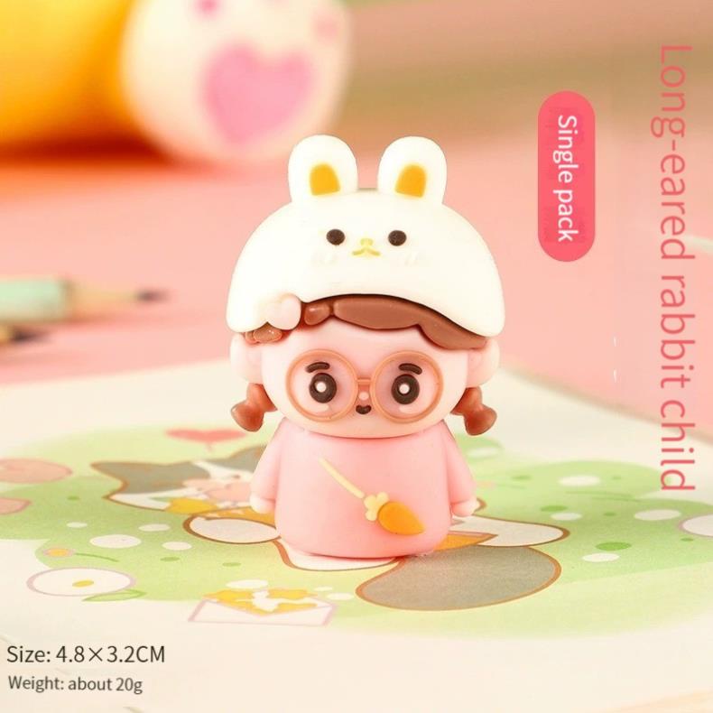 Đồ Chuốt Bút Chì Mini Họa Tiết Hoạt Hình Dễ Thương Cho Bé