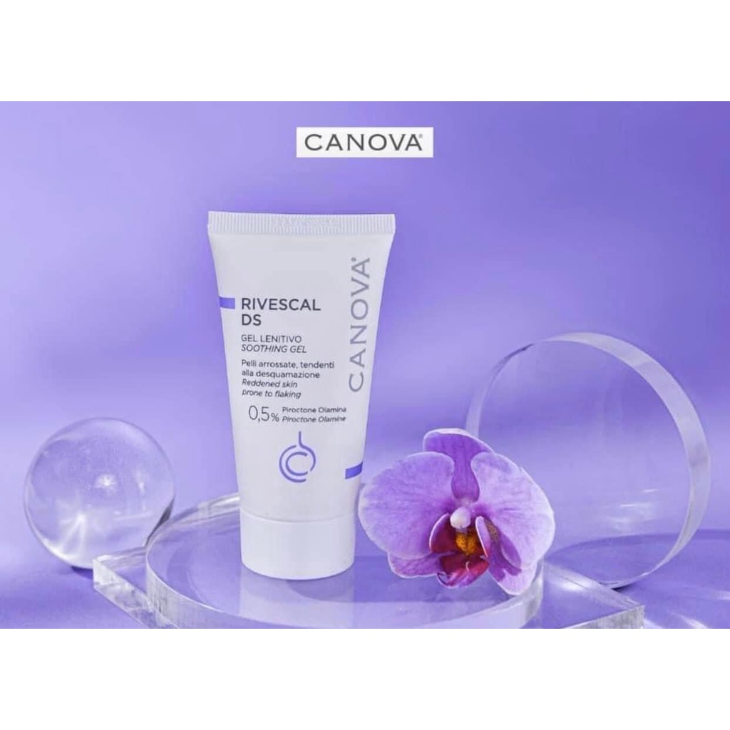 CANOVA Rivescal DS Soothing Gel 50mL - Gel Làm Dịu Da, Ngăn Ngừa Tiết Bã Nhờn