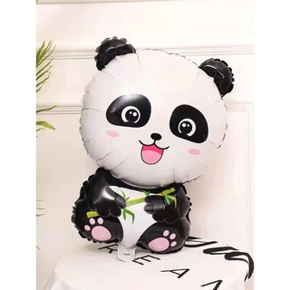 Bong bóng hình gấu trúc hoạt hình dễ thương trang trí tiệc sinh nhật - bong bóng trang trí sinh nhật