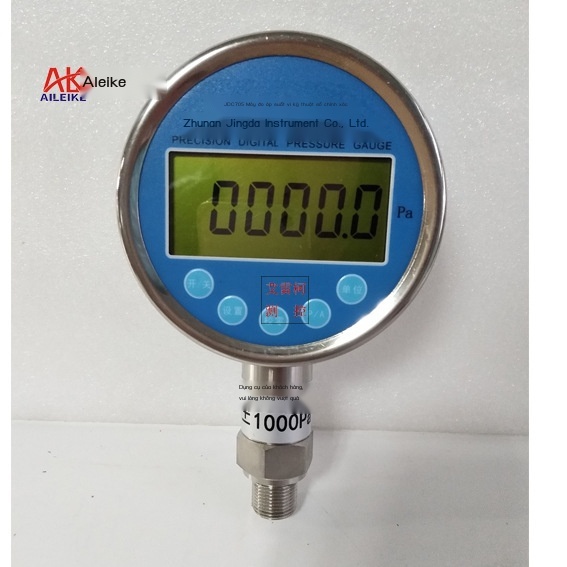 Đồng hồ đo áp suất kỹ thuật số không khí dầu thủy lực nước điện tử hiển thị tiêu chuẩn