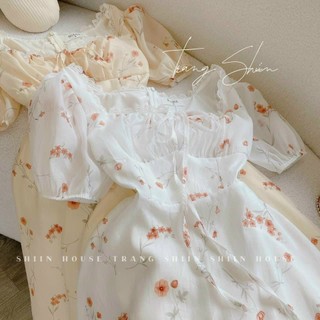 Đầm váy dự tiệc chất liệu lụa mềm mại thoáng mát