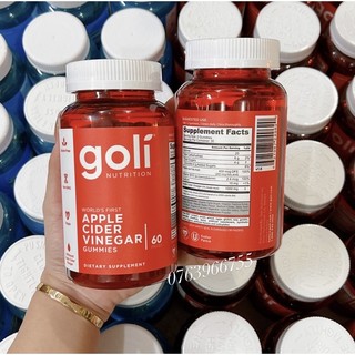 Thanh lí date 9/2023 Kẹo dẻo giảm cân Goli của Mỹ 60 viên