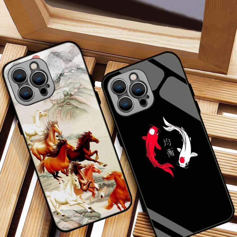 Ốp Lưng IPHONE 14, 14 PRO, 14 PRO MAX Lưng Kính Cường Lực Cao Cấp
