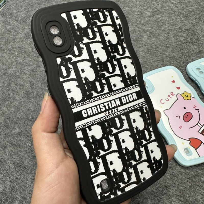 Case ốp lưng Samsung A10 dẻo nhiều hình siêu dễ thương viền lượn sóng bảo vệ camera