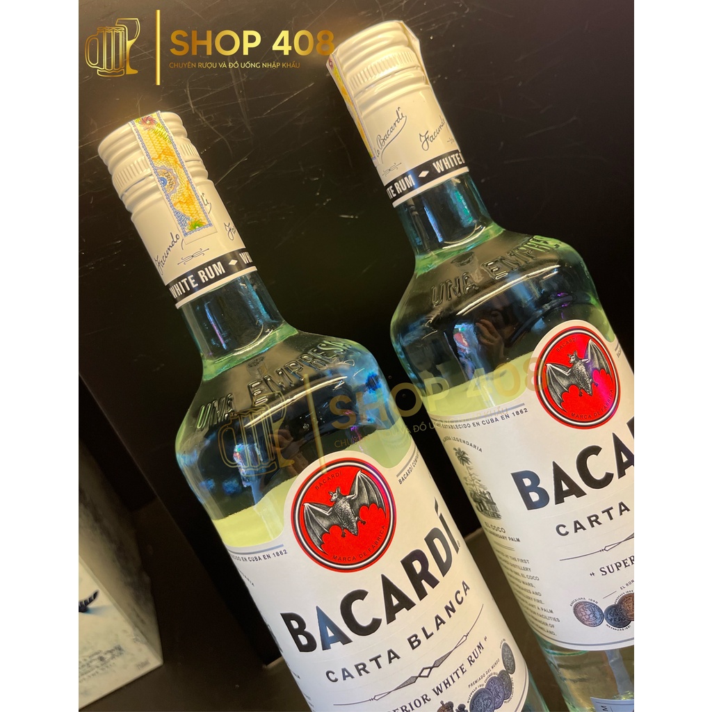 Rượu Bacardi White Rum  750ml