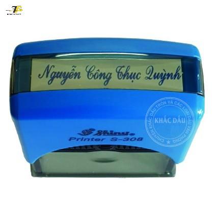 Khắc dấu tên dài Shiny S-308 10 x 45mm