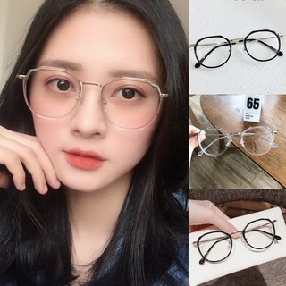 Gọng Kính lục giác kim loại dáng tròn bầu OF 8854
