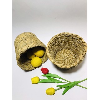 Rổ Đan Bằng Lục Bình Đựng Đồ Văn Phòng, Đồ Nhà Bếp Tiện Dụng ,có ảnh thật