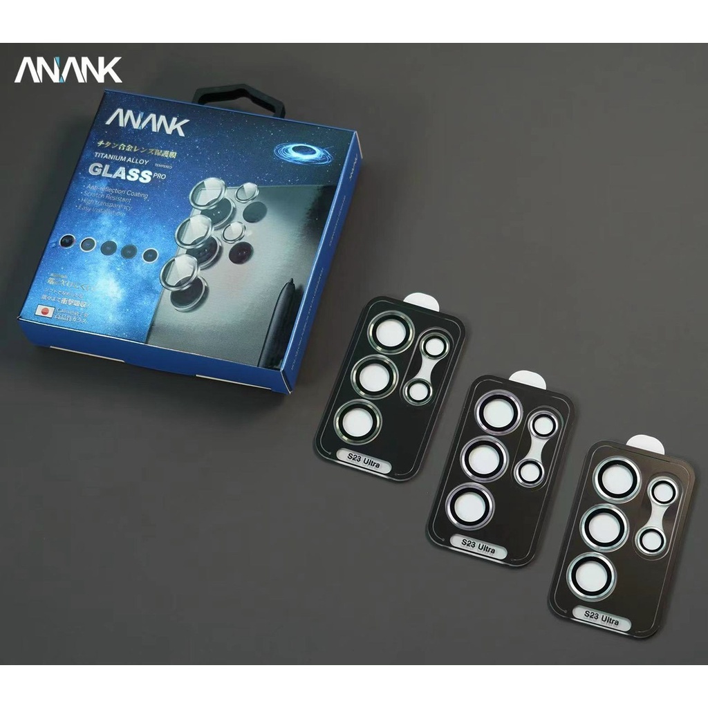 KÍNH CƯỜNG LỰC CAMERA SAMSUNG GALAXY S23 ULTRA 5G ANANK AR CHÍNH HÃNG