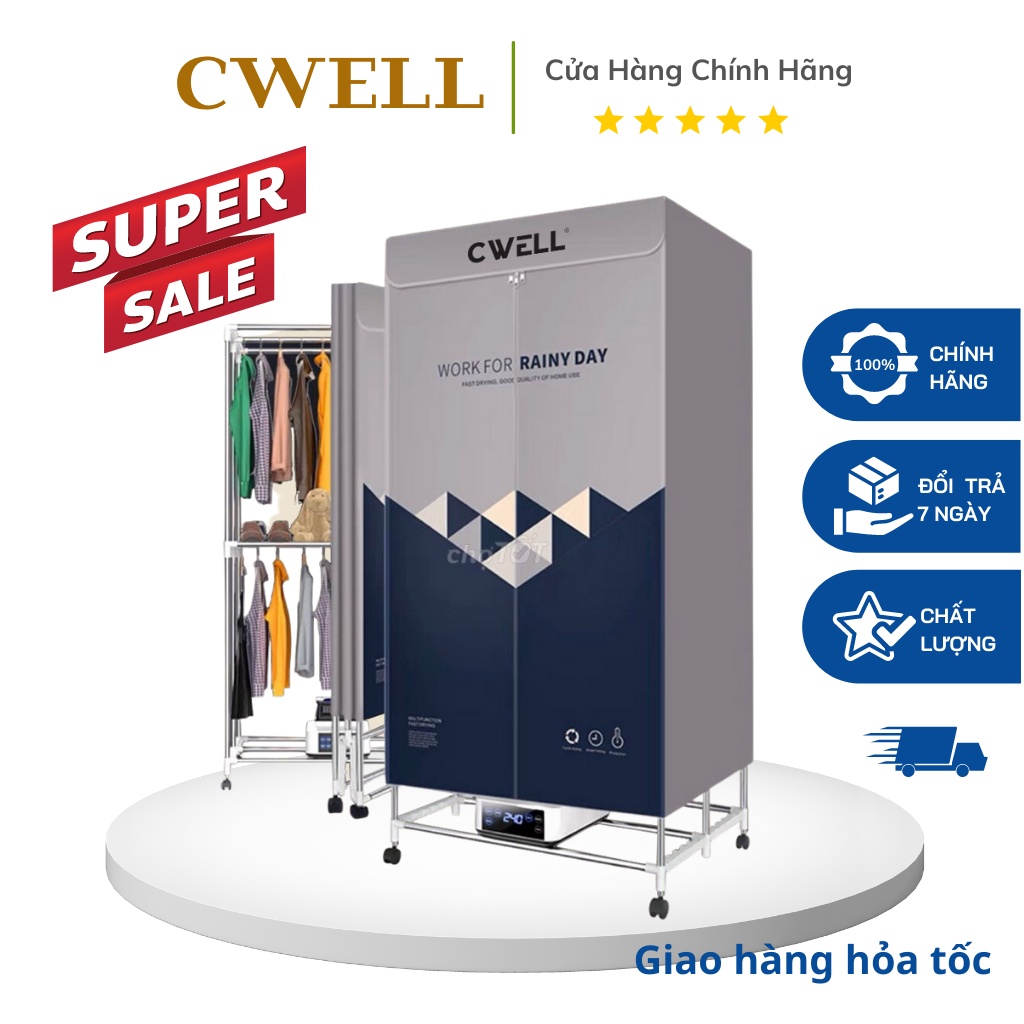 Tủ Sấy Quần Áo Di Động CWELL - Korean Store