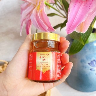 Yến chưng sẵn đông trùng hạ thảo hộp quà cao cấp set 6 hũ x 70ml - Yến sào Na An