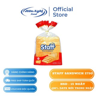 Bánh mì sandwich staff lát 275g
