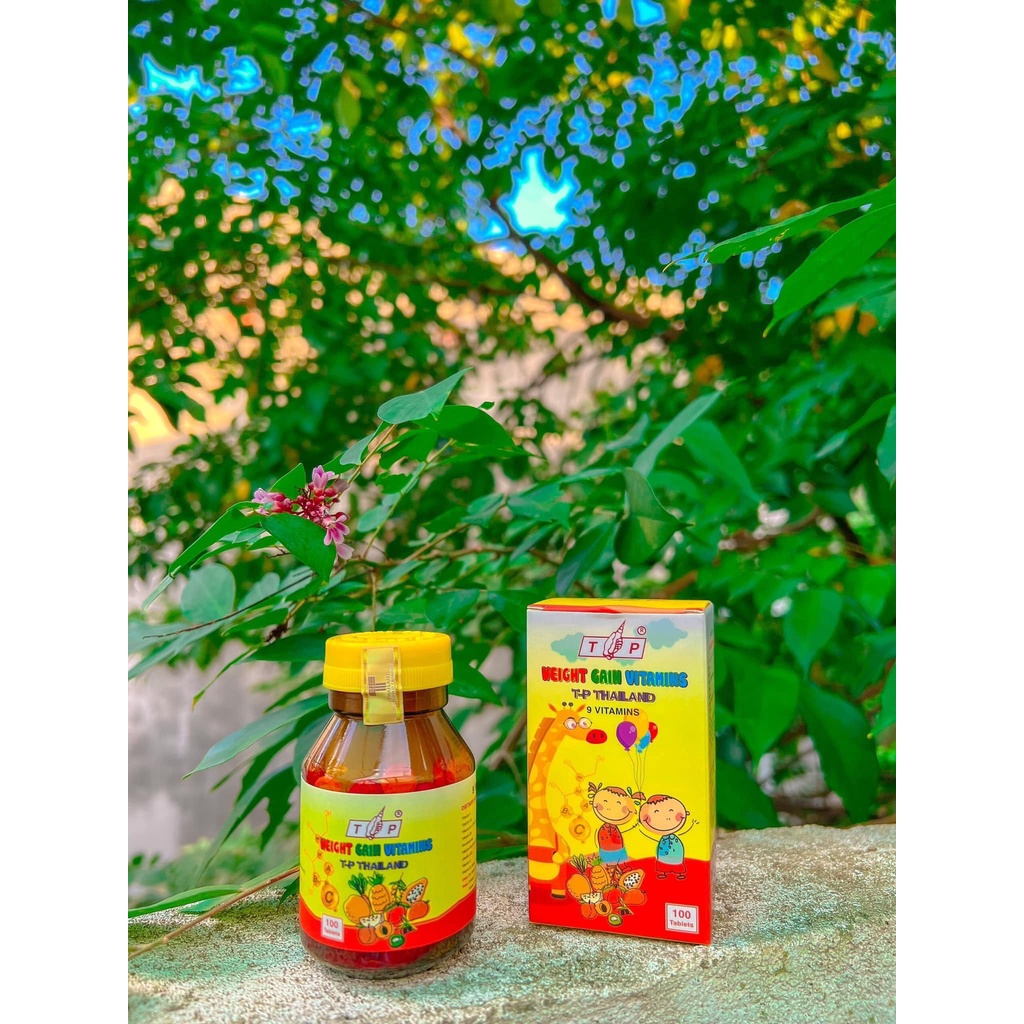 Combo 2 hộp Viên Tăng Cân Vitamin TP Thái Lan 100 viên