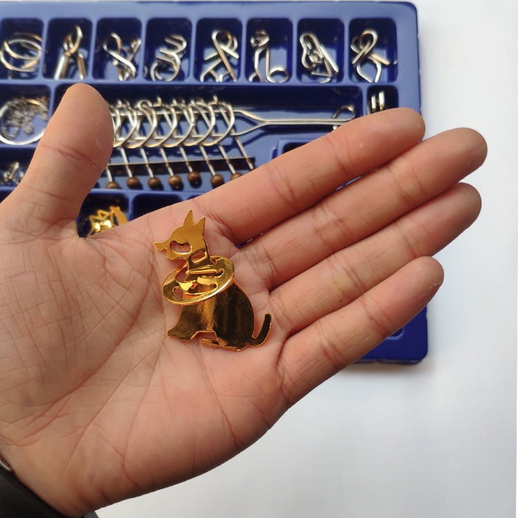 Đồ chơi tháo sắt trí tuệ Metal Puzzle combo 30 cái