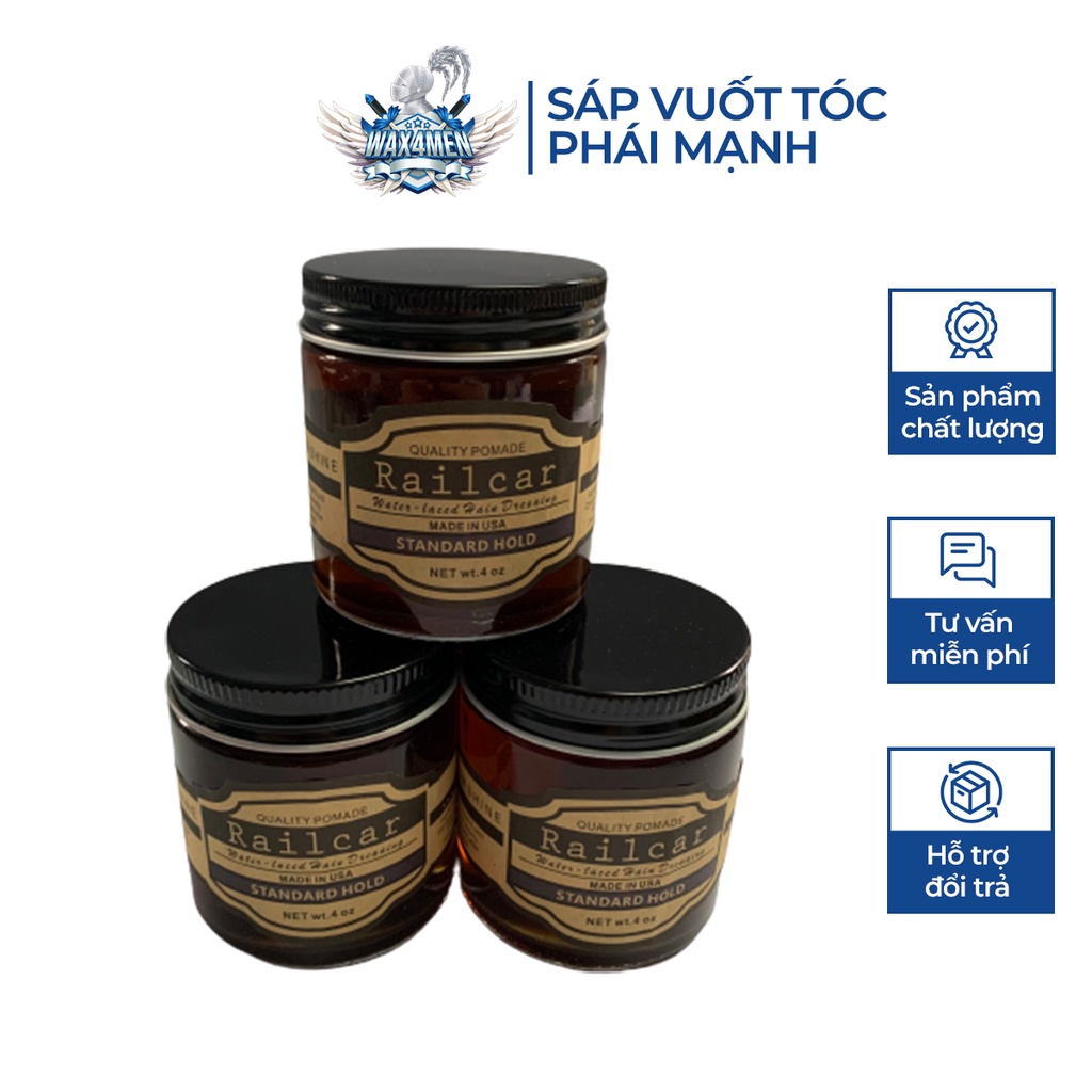 Sáp vuốt tóc Railcar Quality Pomade 100g