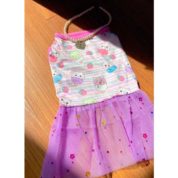 ĐẦM REN THUN THÚ CƯNG