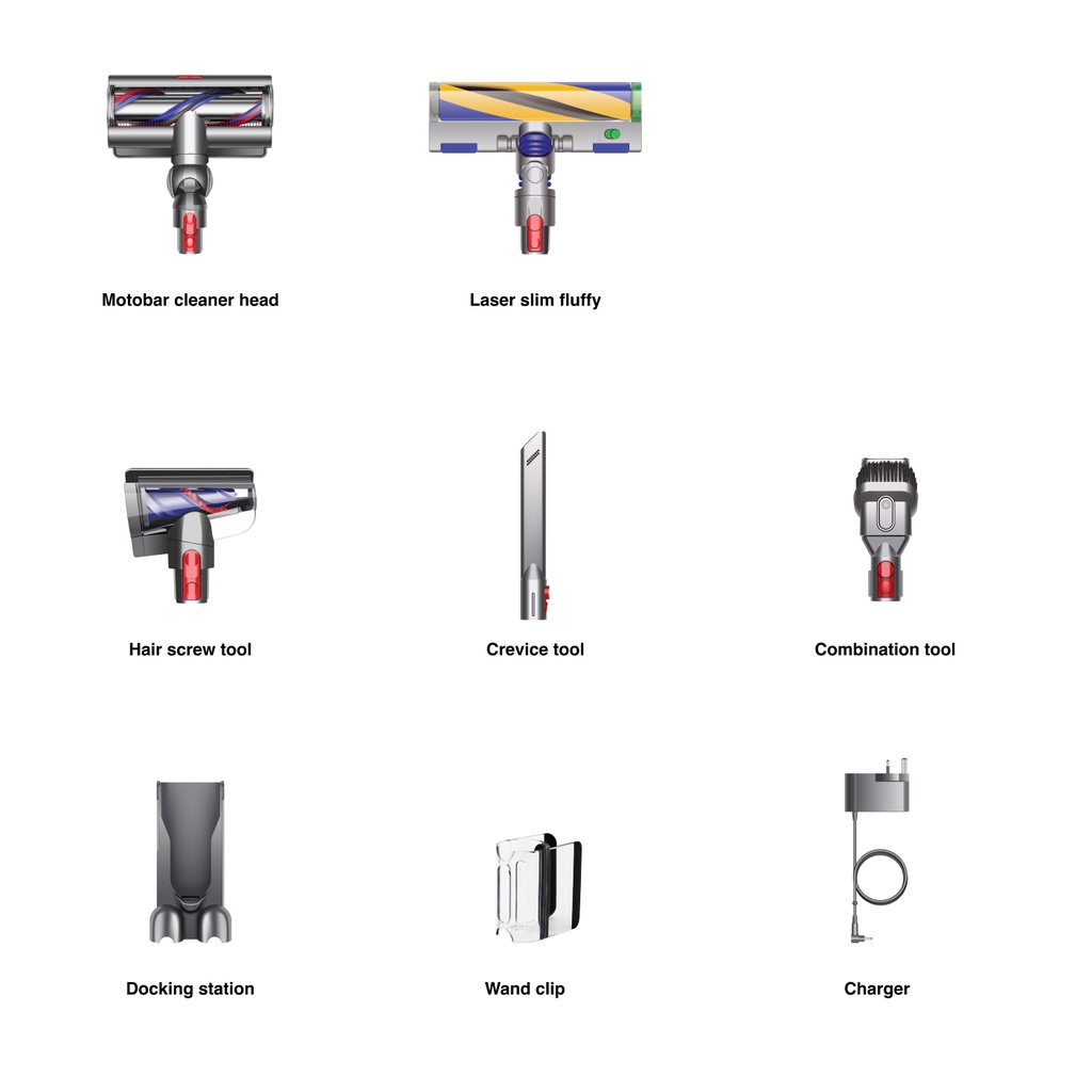 Máy Hút Bụi Không Dây Dyson V12 Detect Slim Absolute