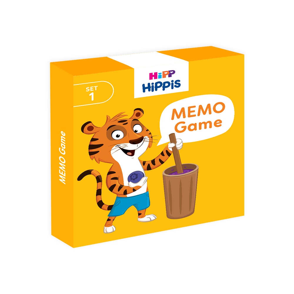 [GIFT] Thẻ học rèn luyện trí nhớ cho bé Memo HiPP - Nhập khẩu Đức