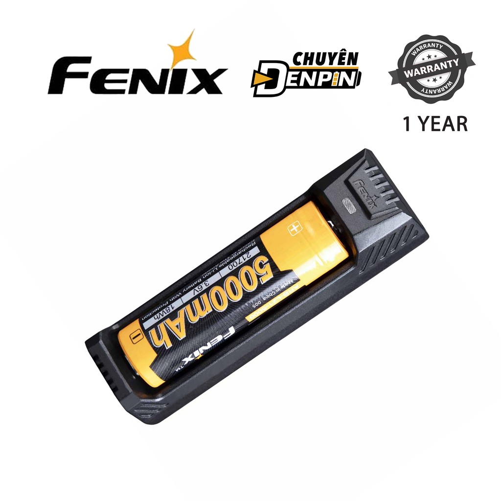 Sạc pin Fenix ARE-X1 V2.0 - Tương thích với pin 18650 - 21700 - 26650.