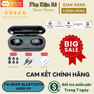 Tai Nghe Bluetooth Amoi F9 Màn Hình Cảm Ứng 5.0