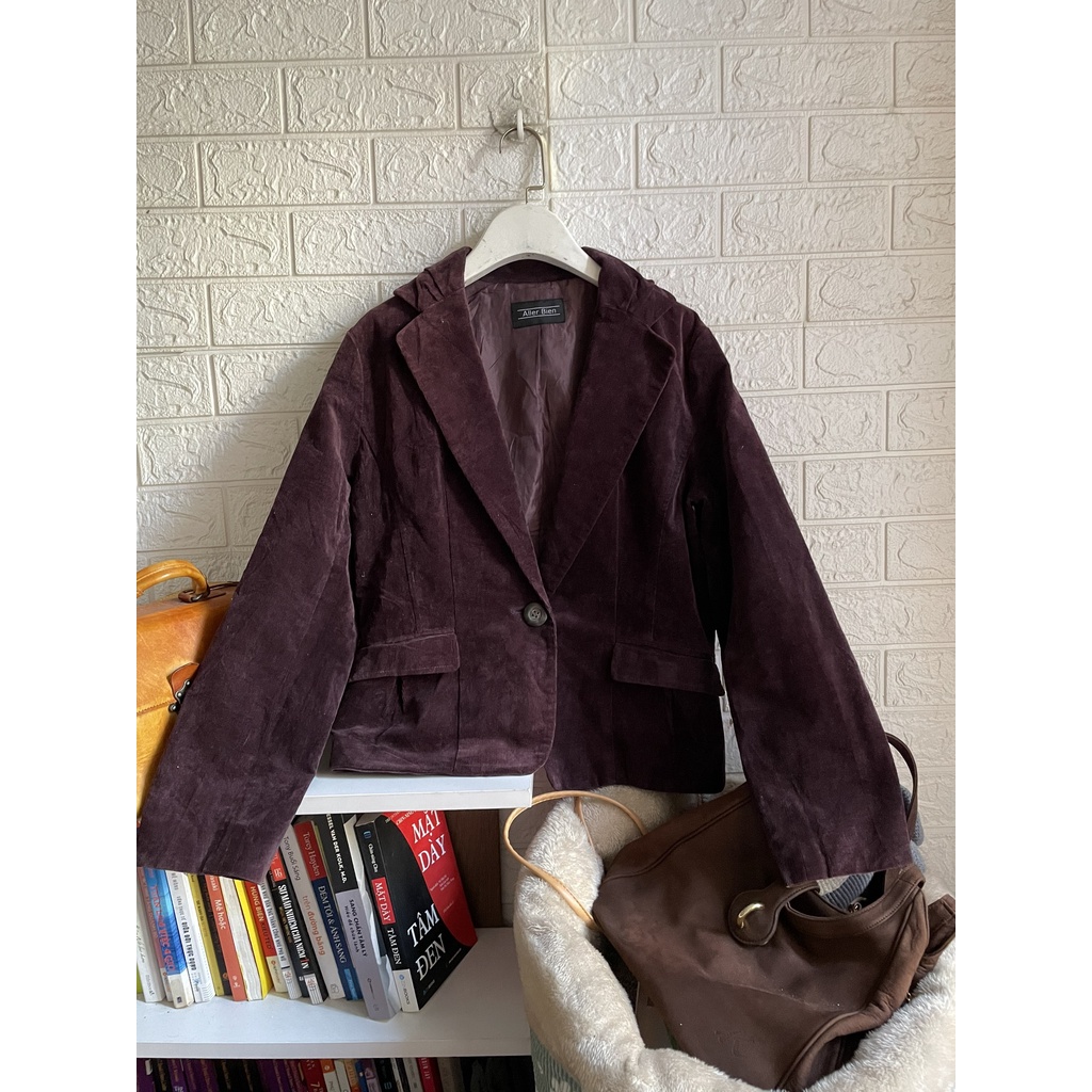 (Thanh lý đồ cá nhân) Áo khoác blazer nhung