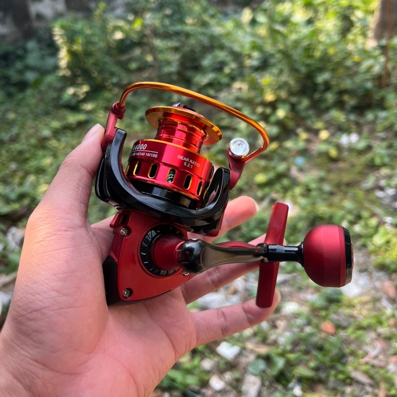 Máy Câu CNC HA Kim Loại Tay Quay Độ tải cá siêu khoẻ size 2000 đến 7000