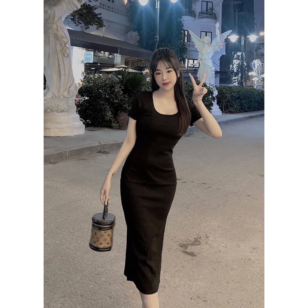 Váy body tôn dáng 4 màu xinh