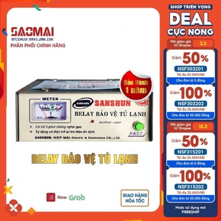 [Hàng có sẵn] Relay, Ổn áp bảo vệ tủ lạnh cao cấp SANSHUN 20A - Ngắt mở tự động