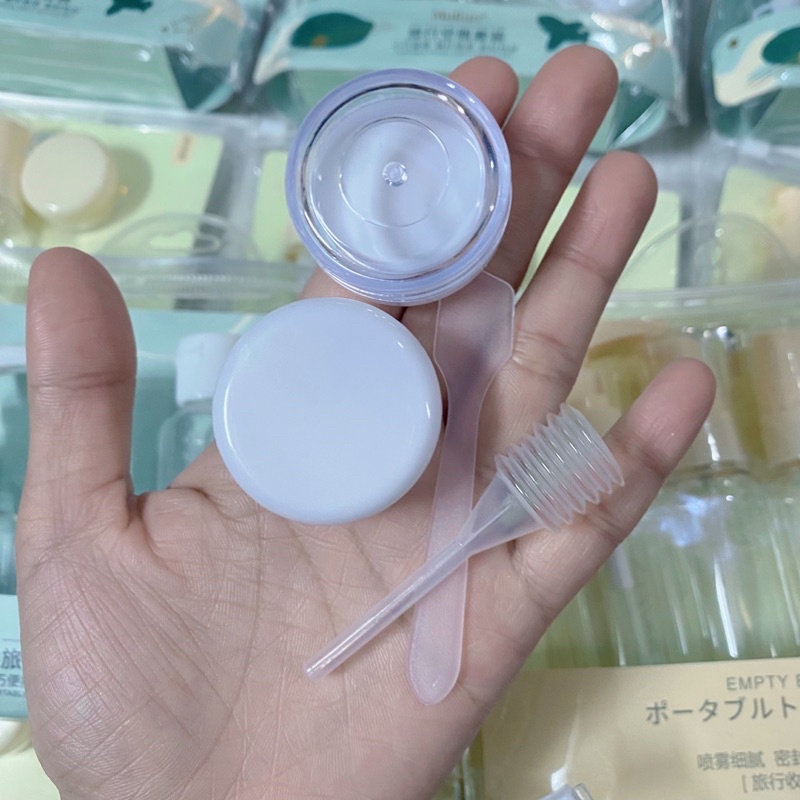 Bộ Chai Hủ Chiết Mỹ Phẩm Du Lịch Tiện Lợi Malian MG-8071 M-3056