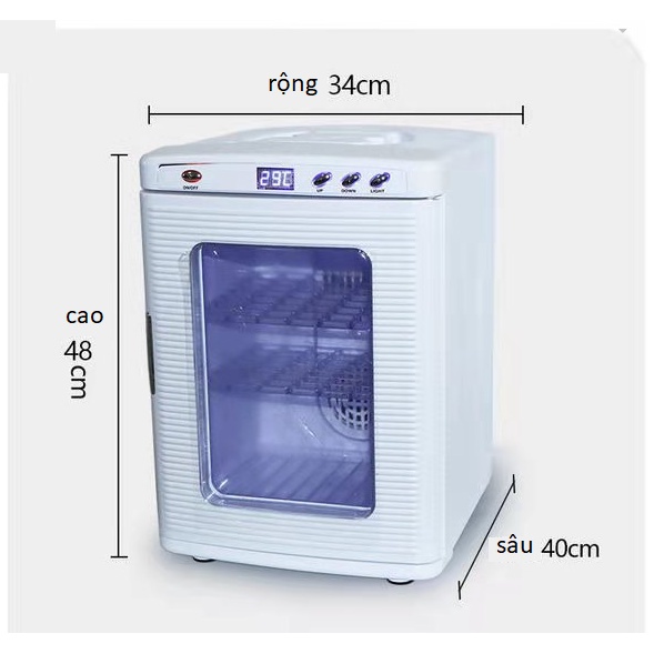 Tủ lạnh bán dẫn,kiểm soát nhiệt chuẩn.chuyên ủ men,ủ bột làm bánh, ấp gà, ấp trứng,... làm mát nước,thức ăn,mỹ phẩm