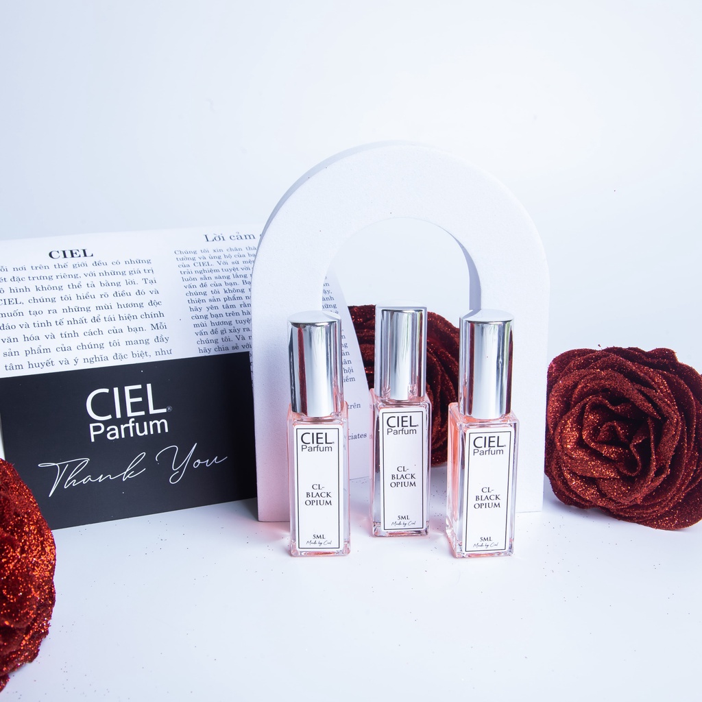Nước hoa nữ CL BLACK OPIUM cao cấp chính hãng CIEL Parfum 12ml phong cách ngọt ngào, bí ẩn, quyến rũ và đầy mê lực
