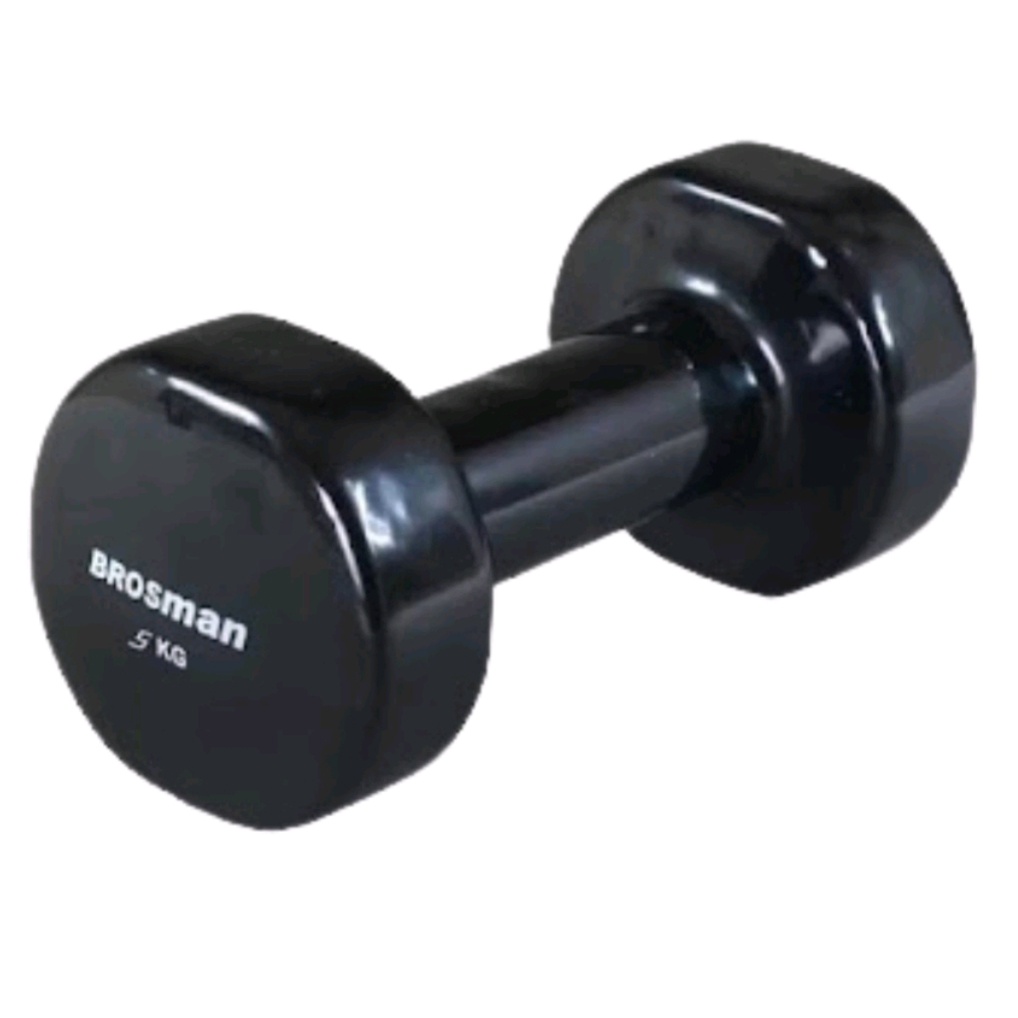 Ta đơn 5kg, tạ tập tay cao su nhập khẩu chính hãng Brosman