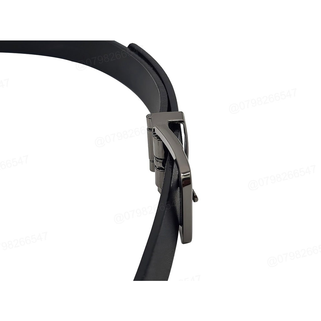 Dây nịt học sinh nam DHM-440 | Đầu khoá kim kẹp bản nhỏ 2.3cm thời trang | Bảo hành 12 tháng