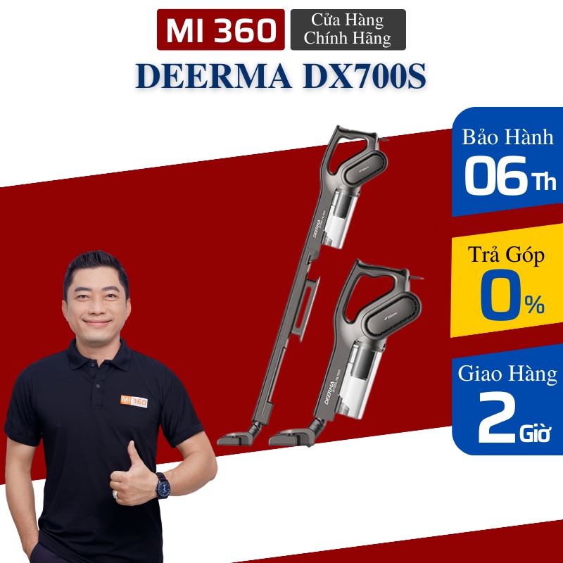 Máy Hút Bụi Cầm Tay Deerma DX700/ DX700S Chính Hãng