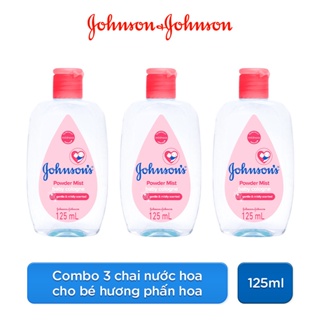 Combo 3 Chai Nước Hoa Cho Bé Johnson s Baby Cologne Hương Phấn Hoa Power