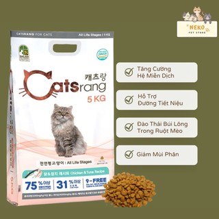 5kg thức ăn hạt khô cho mèo catsrang