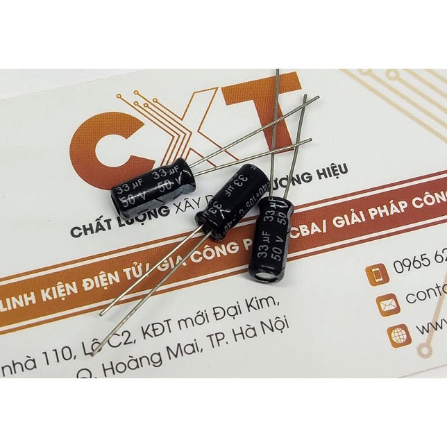 Tụ hóa 5x11mm các giá trị