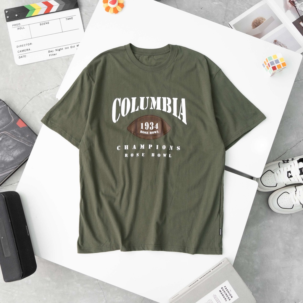 ÁO PHÔNG COL.UM.BIA LOGO CHAMPION ROSE BOWL PHONG CÁCH BASIC