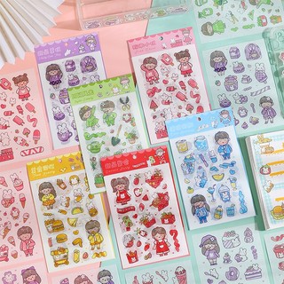 Set 4 Tấm Sticker Trang Trí Honghui